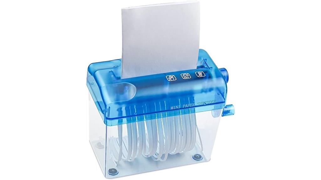 portable mini hand shredder