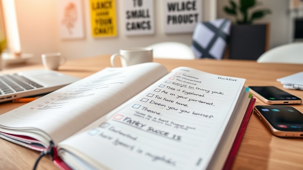 portable organized durable checklist