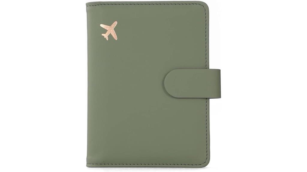 premium leather passport case