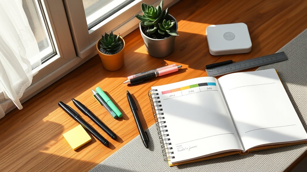 prepare supplies and workspace
