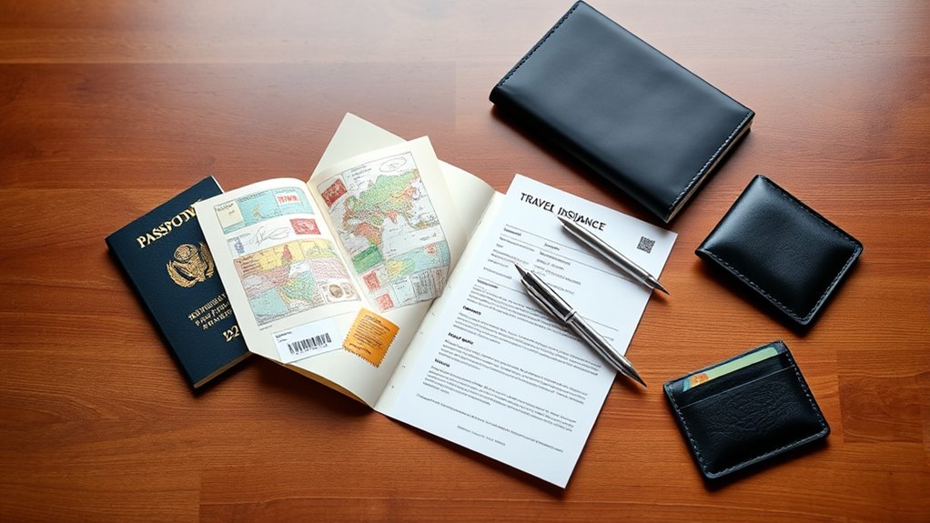 prepare travel insurance documents