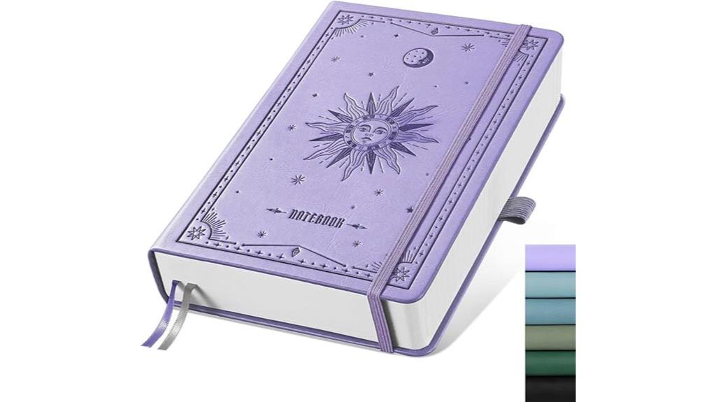 purple dotted journal
