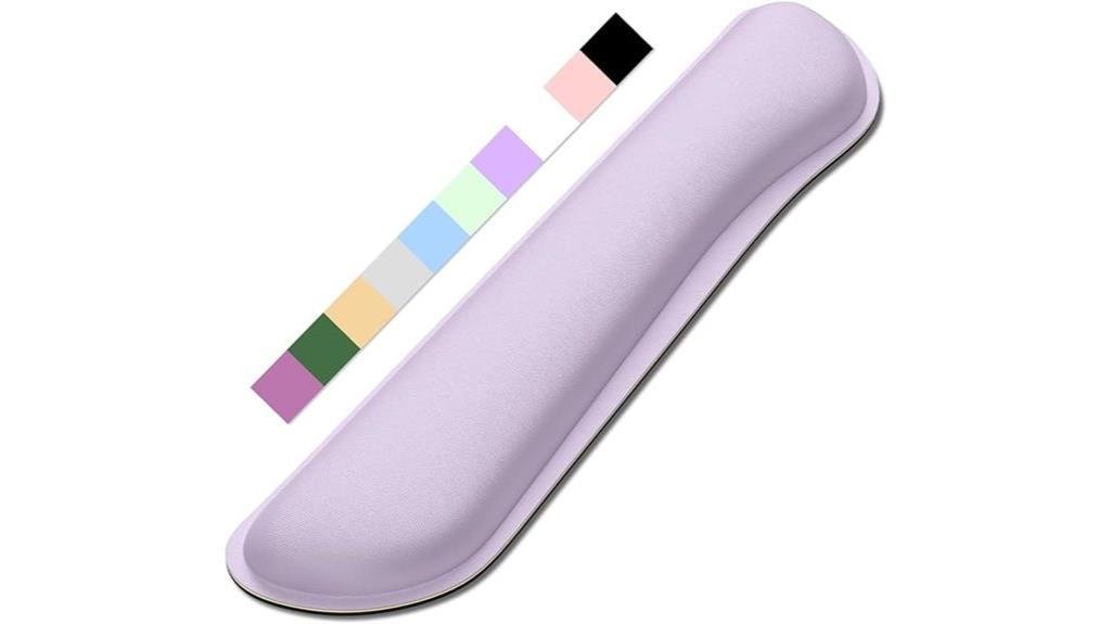 purple memory foam wrist rest