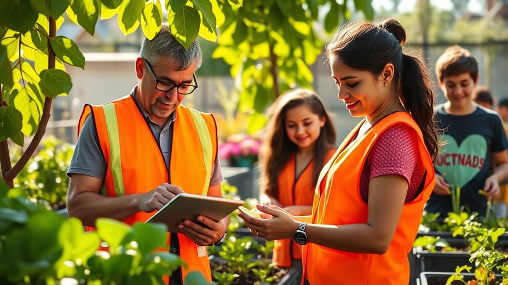 recording volunteer service hours