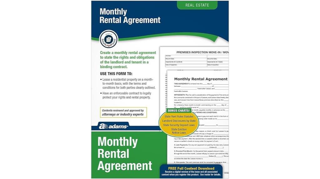 rental agreement forms template