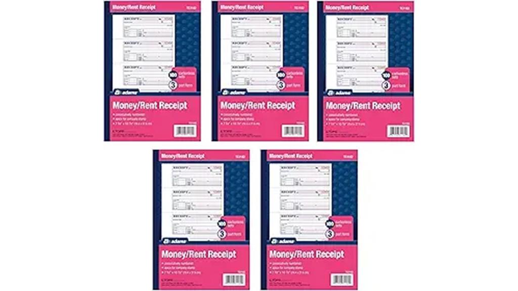 rental payment record book
