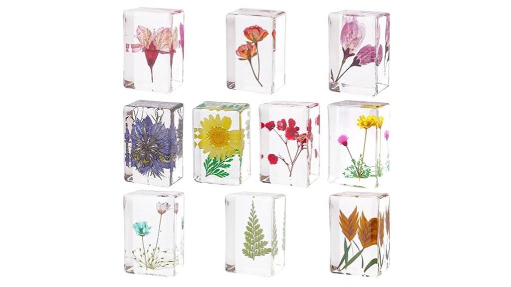 resin flower specimen set
