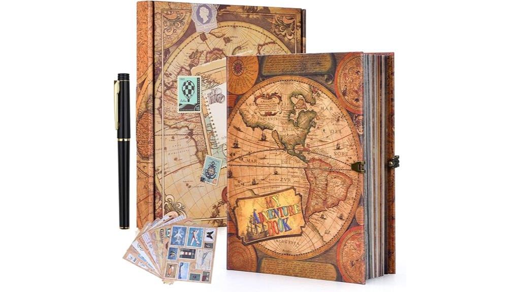 retro embossed photo album