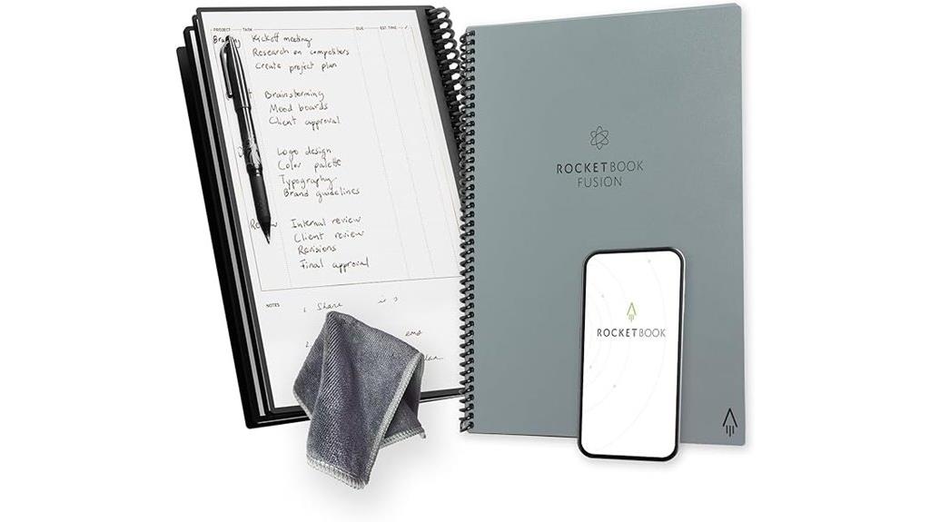 reusable gray letter planner
