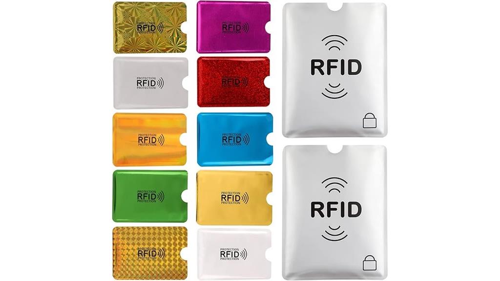 rfid blocker card sleeves