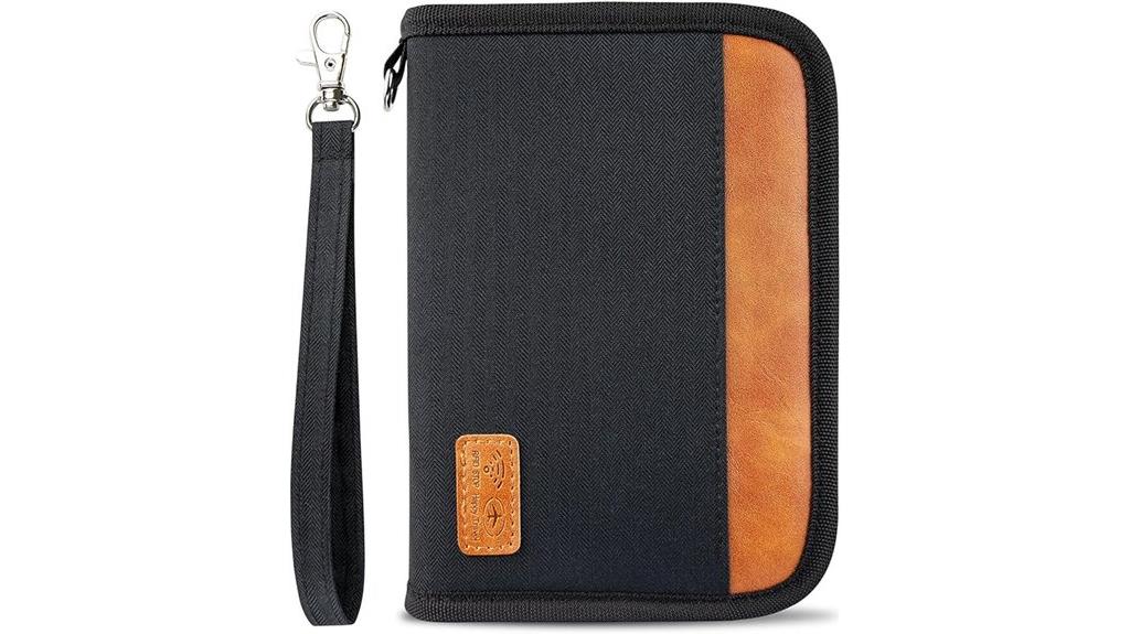 rfid blocking passport organizer