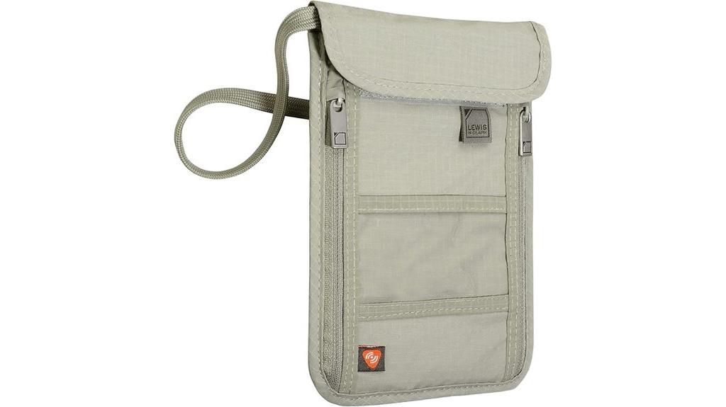rfid blocking travel wallet