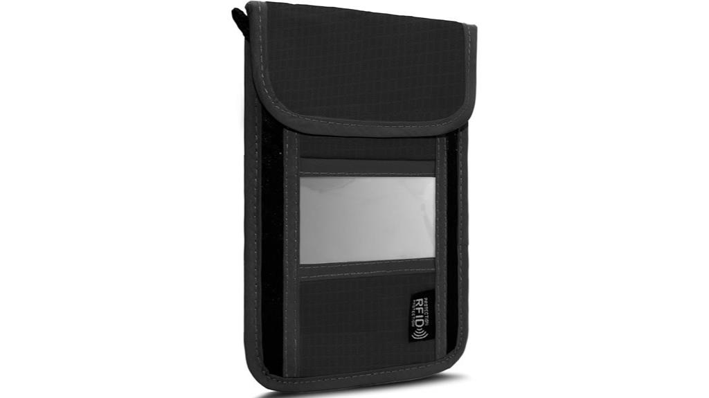 rfid blocking travel wallet