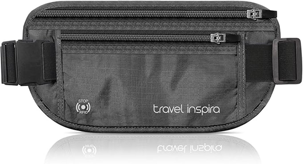 rfid passport travel belt