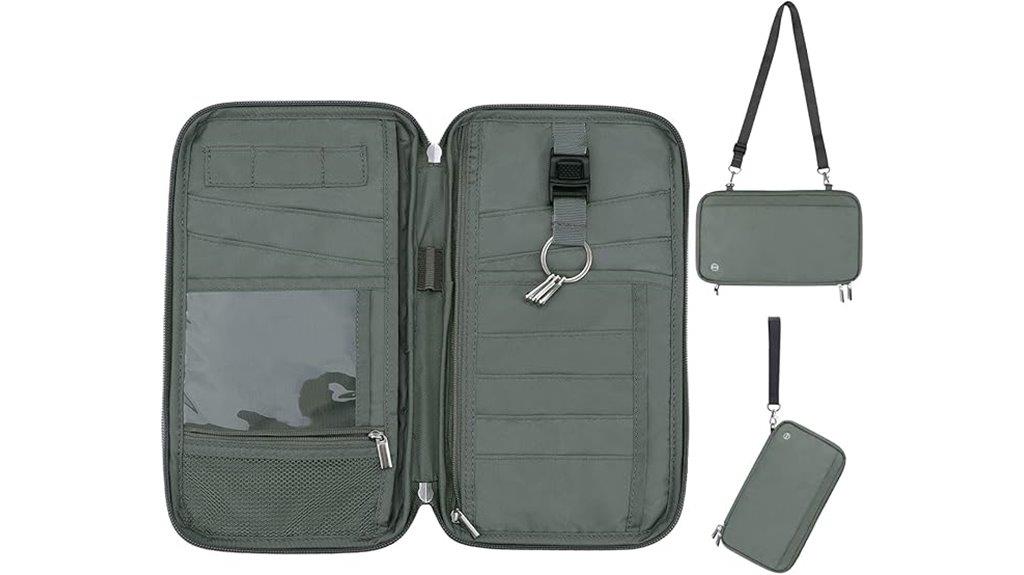 rfid passport wallet organizer