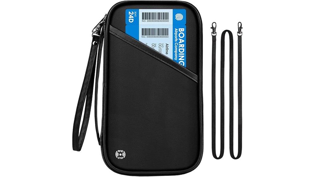 rfid water resistant travel wallet