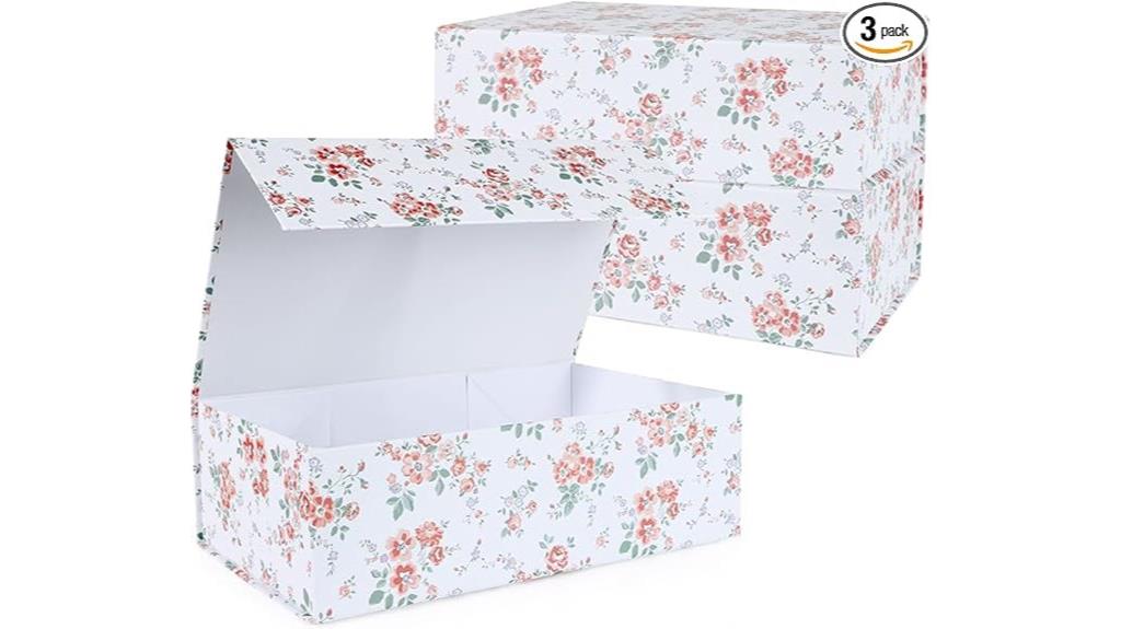 rose floral gift box