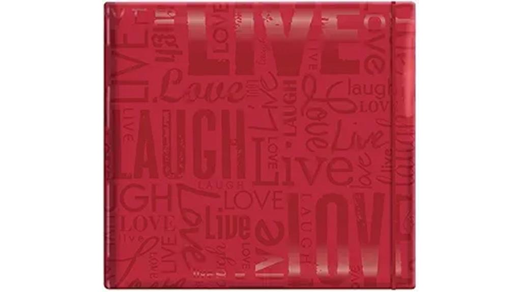 scrapbook album with 12x12 pages