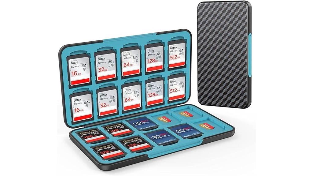 sd tf card storage case