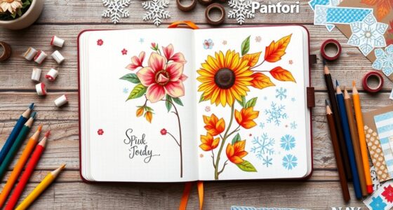 seasonal monthly journal themes