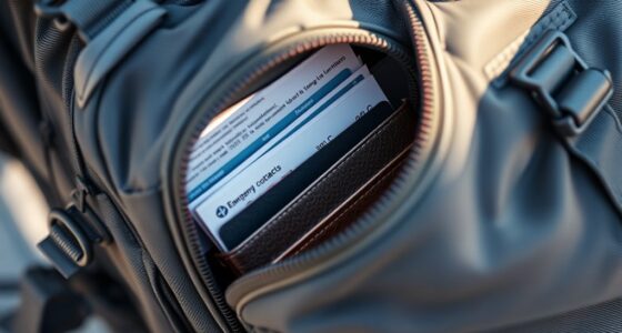 secure and safeguard travel papers