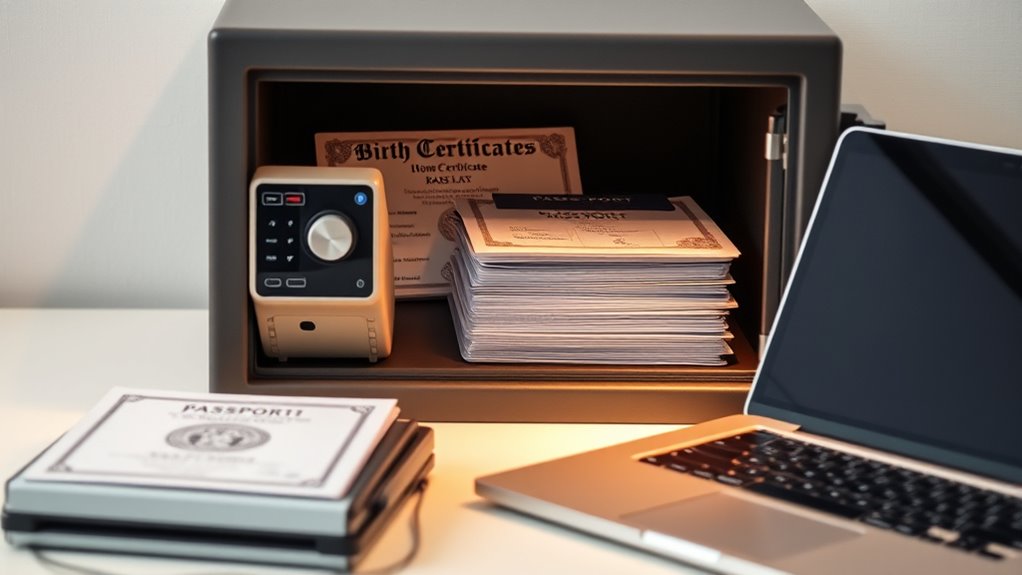 secure digital record backups