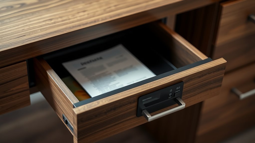 secure document safe features