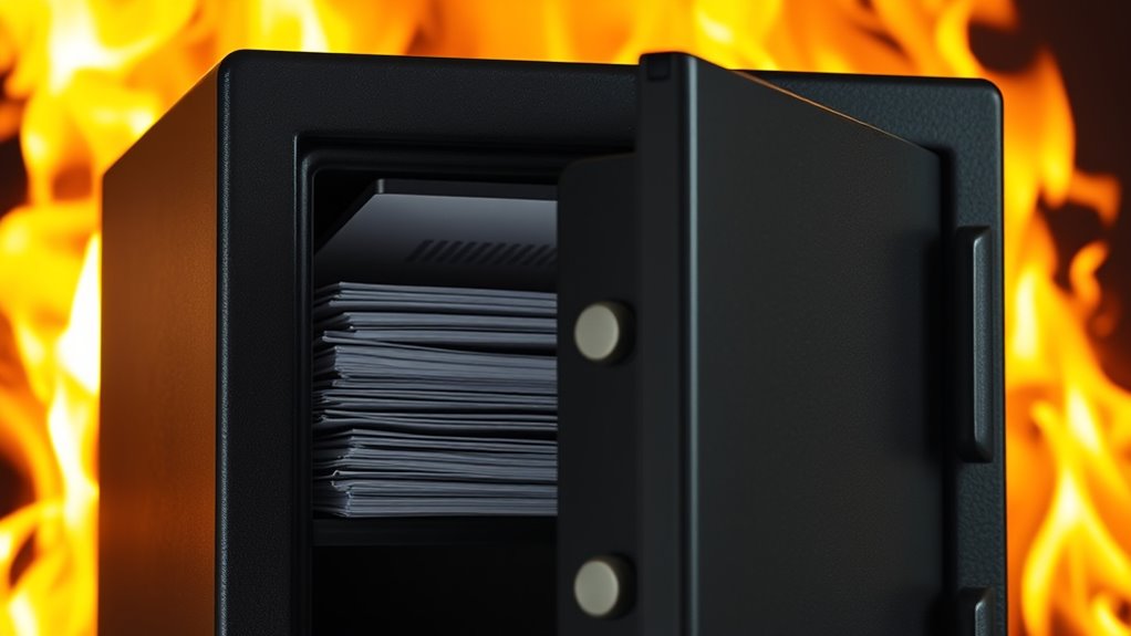 secure fire safe document storage