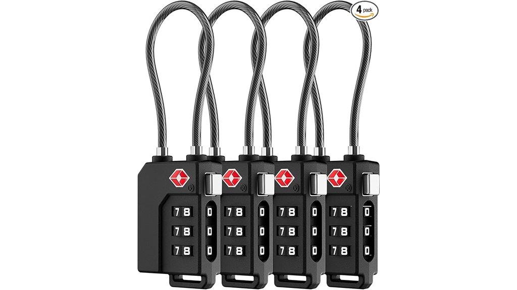 secure luggage with tsa