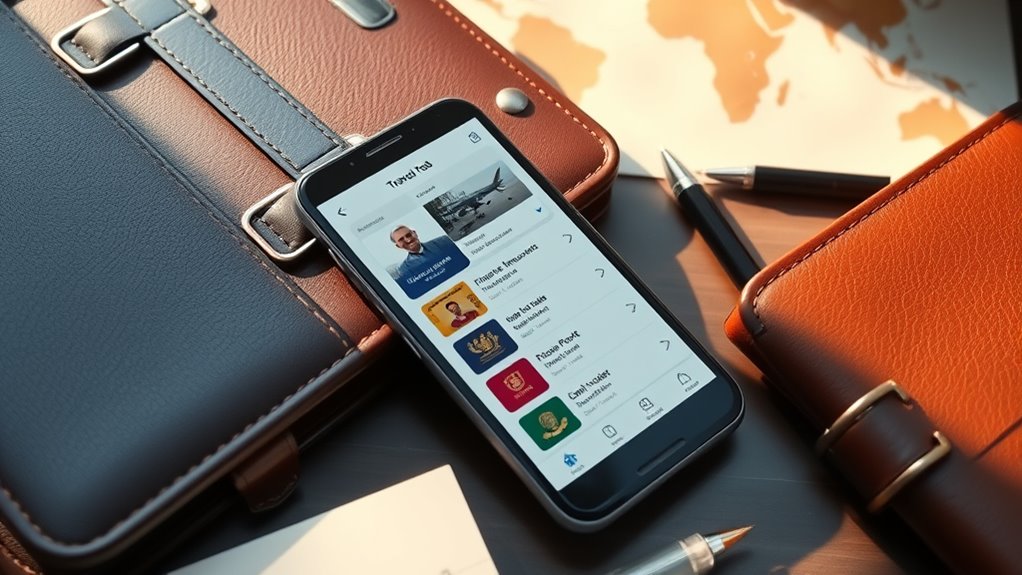 secure travel document storage
