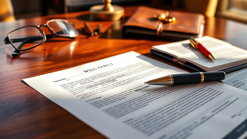 select trusted beneficiaries and executors
