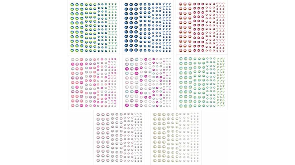 self adhesive pearl stickers