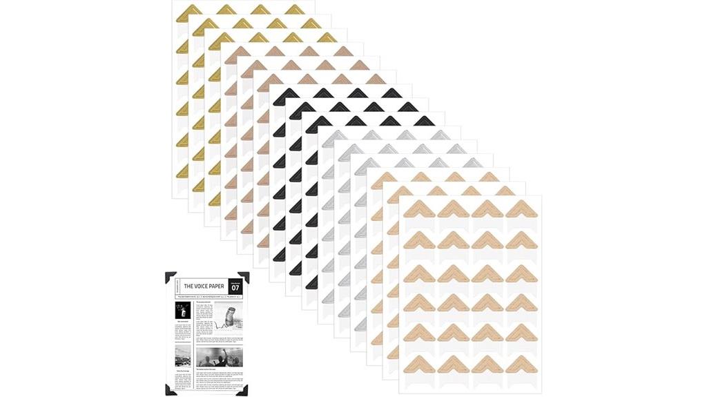 self adhesive photo corner stickers