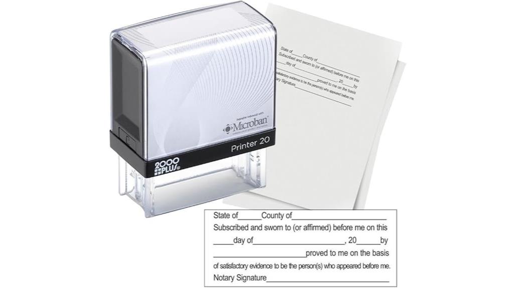 self inking notary stamp