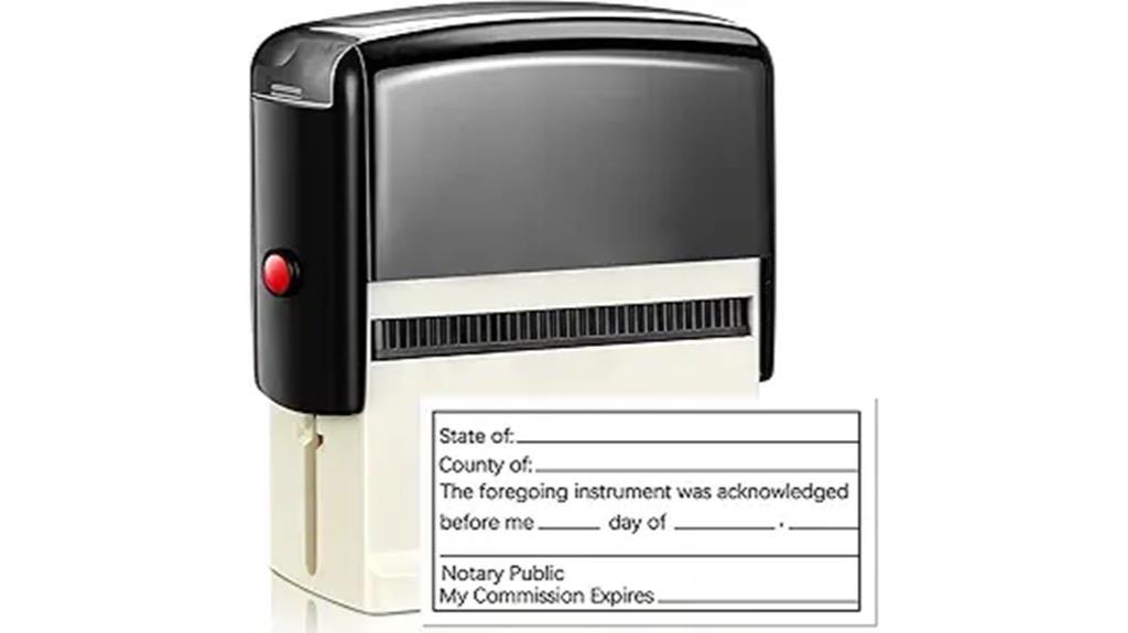self inking notary stamp