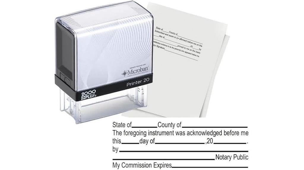 self inking notary stamp