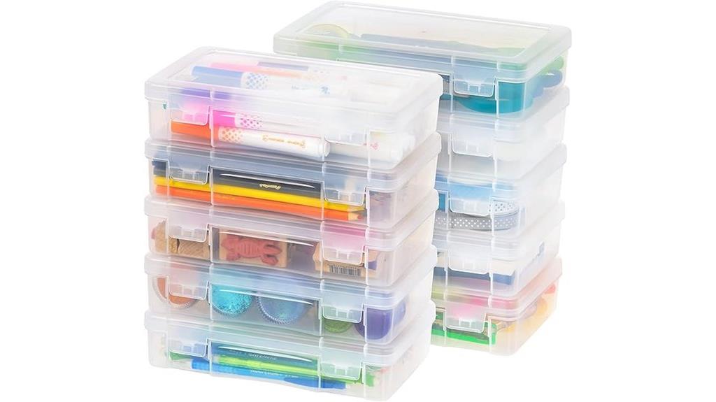 set of ten pencil cases