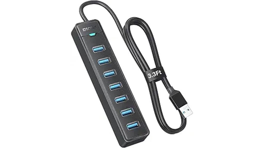 seven port usb hub