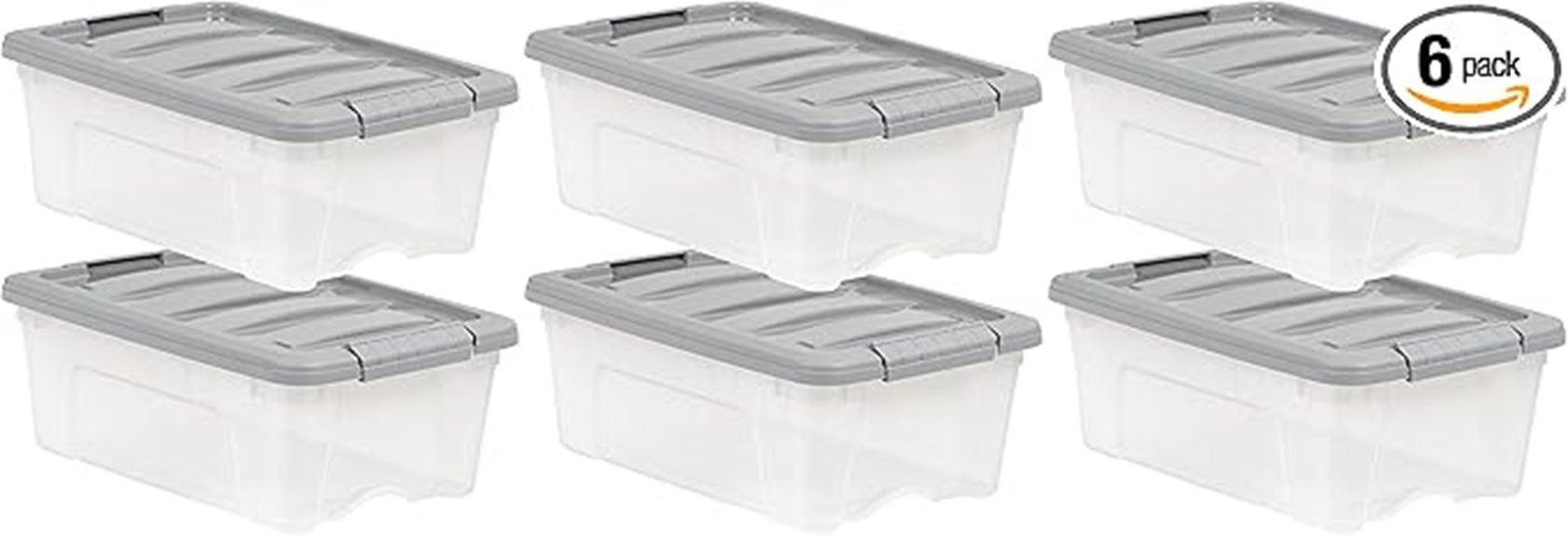 six pack plastic storage