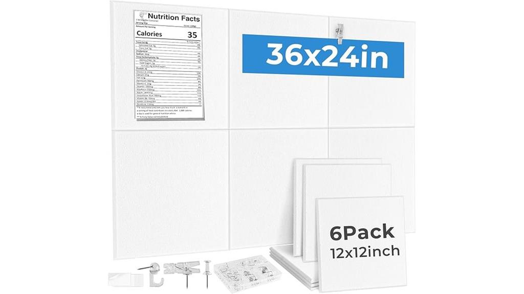 six pack wall corkboards