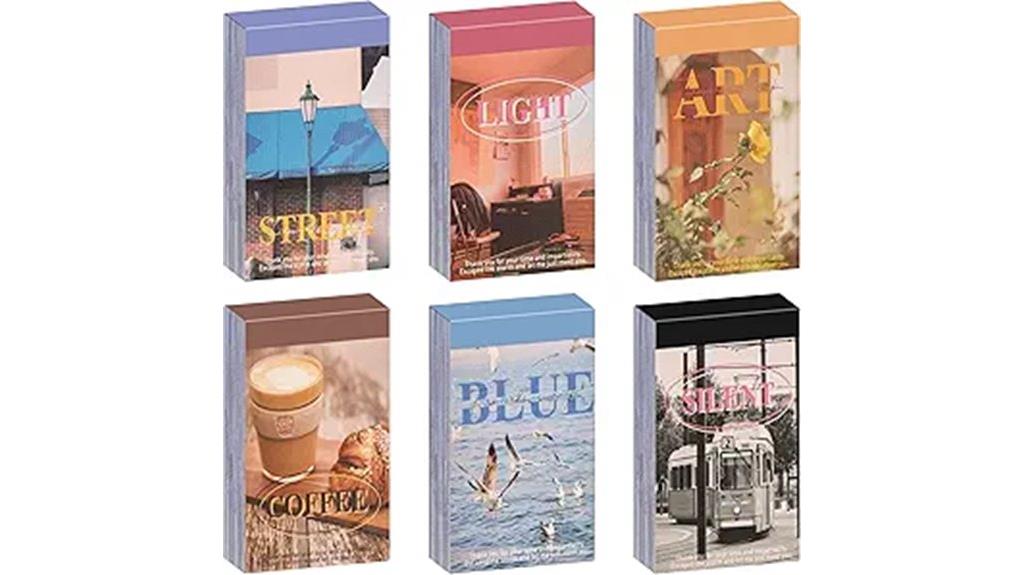 six set washi sticker collection