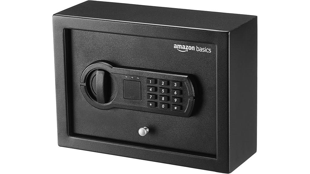 slim electronic security safe