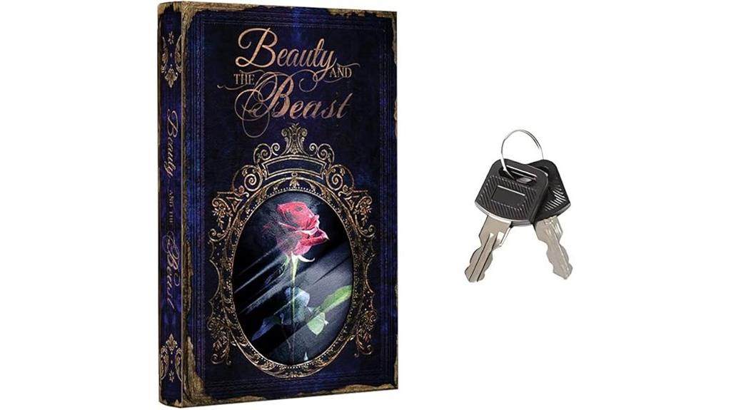 small locking fake book
