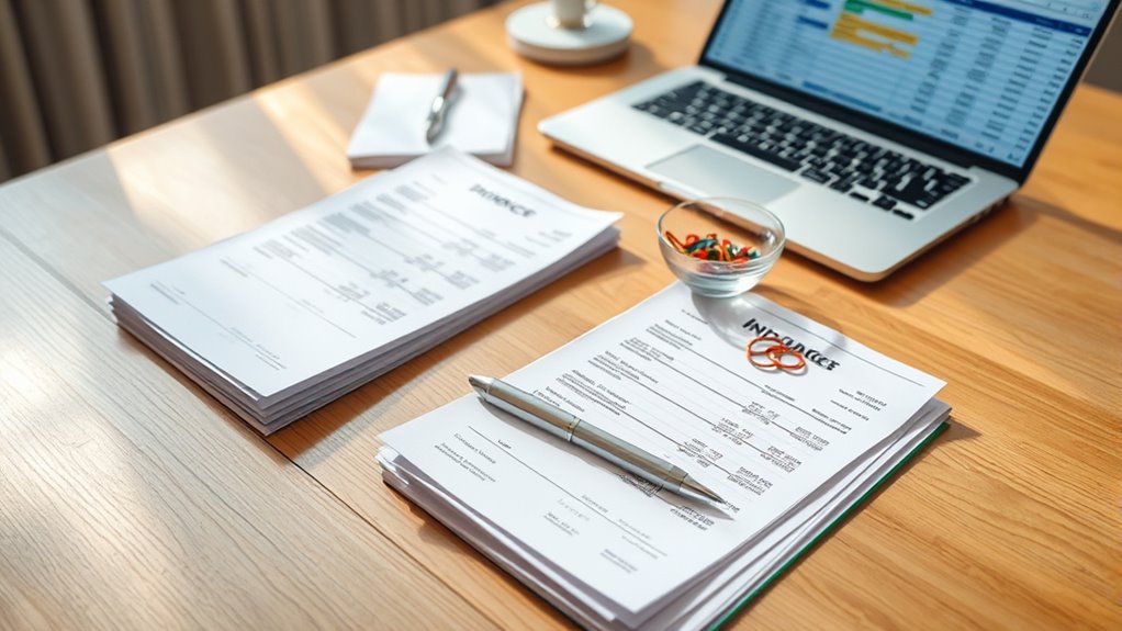sorting financial documents efficiently