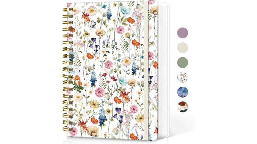 spiral dotted notebook journal