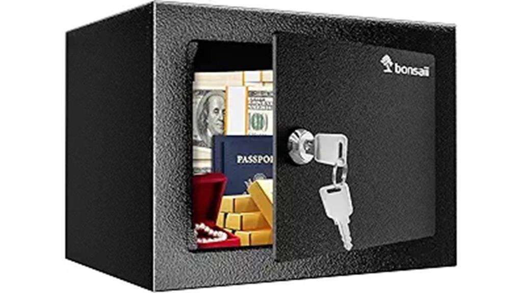 steel security lock box