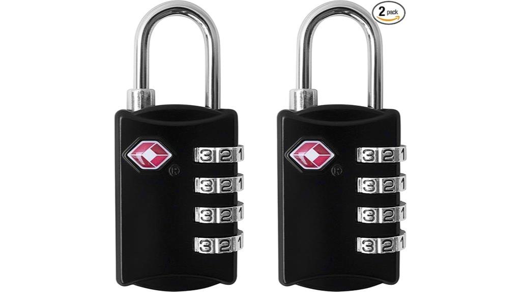 steel tsa luggage padlocks