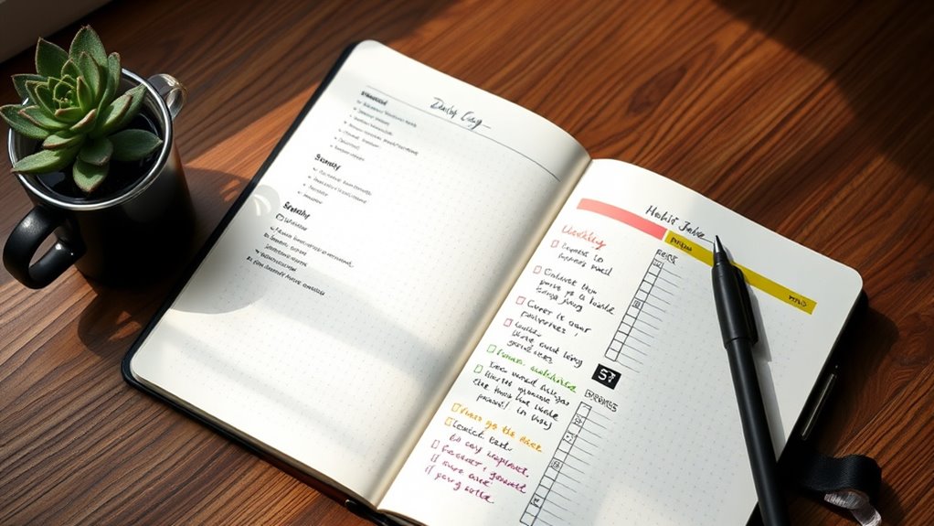 structured goal tracking and customization