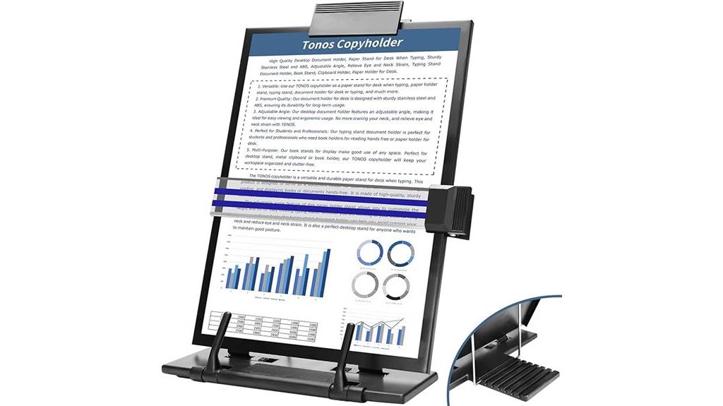 stylish document display stand