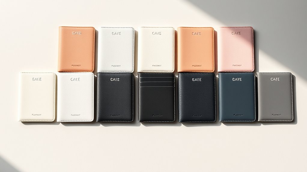 stylish minimalist passport holders
